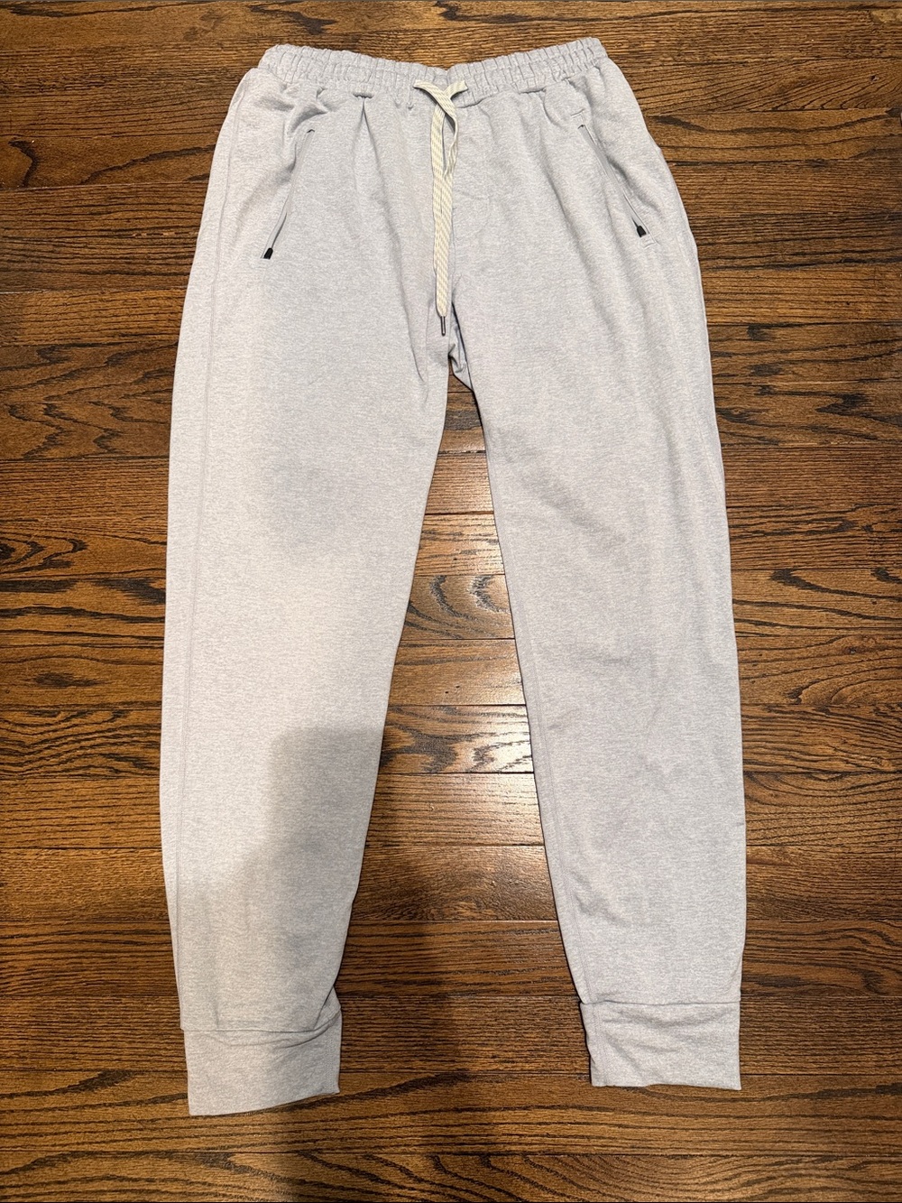 Vuori Light Gray Men's Jogger Sweatpants with Drawstring